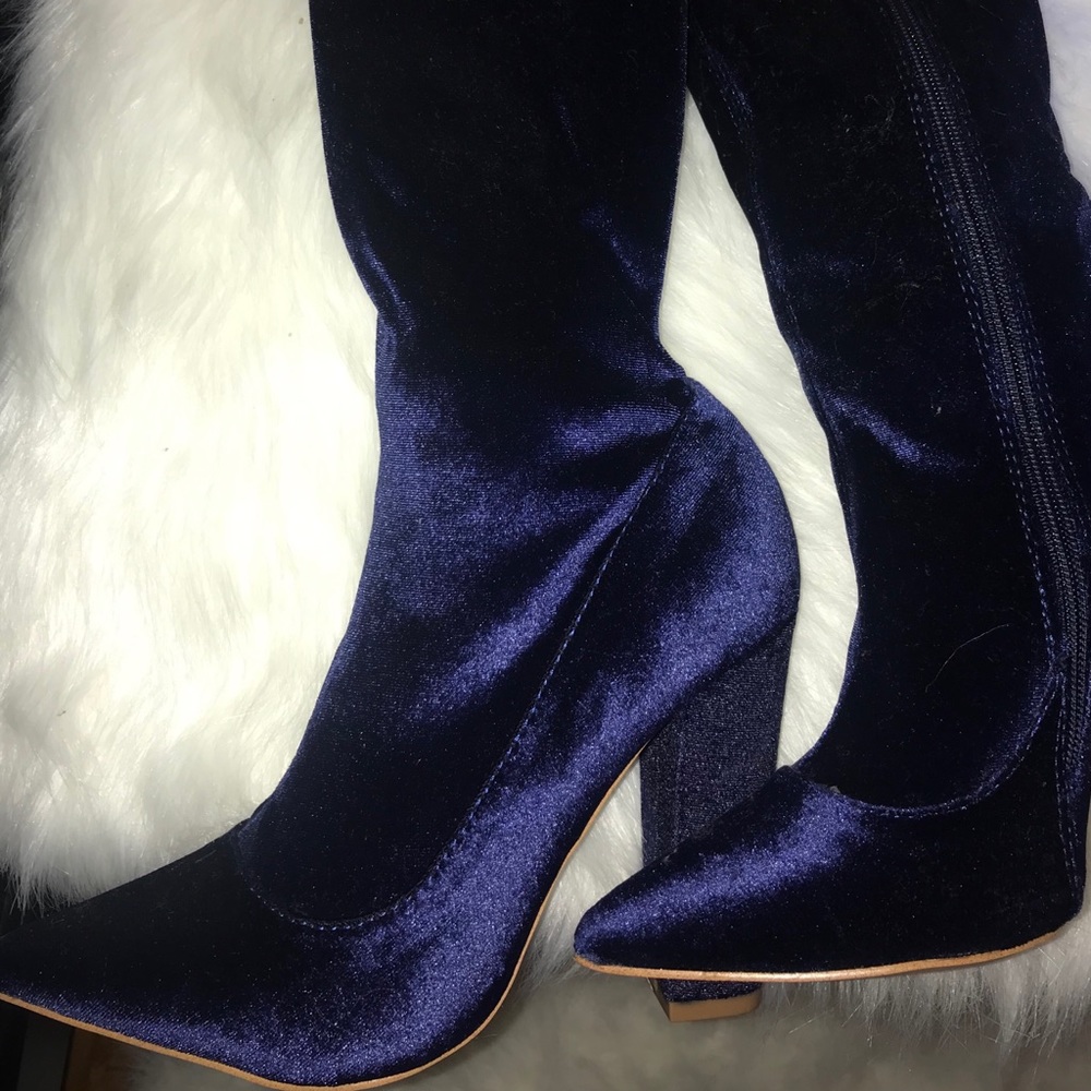 Blue Suede Boots